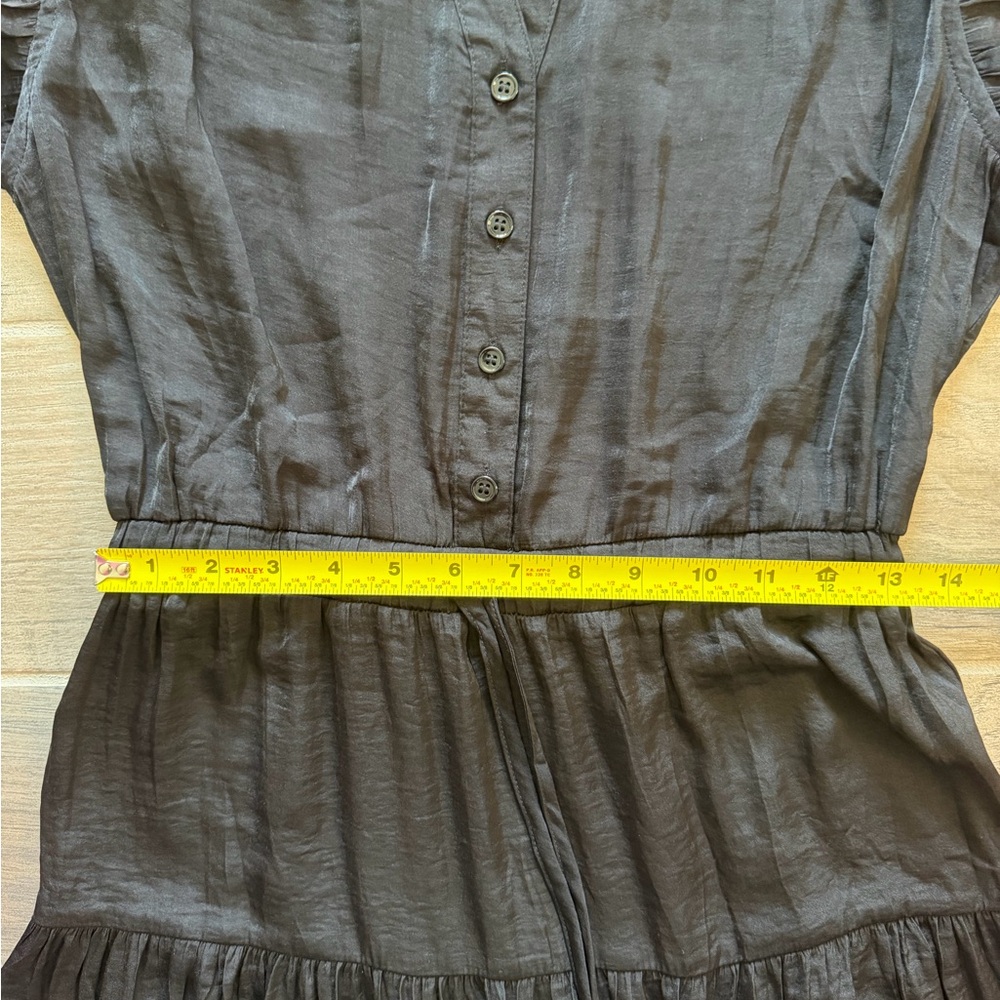 Pinch Black Tiered Maxi Dress size Medium - Picture 6 of 8